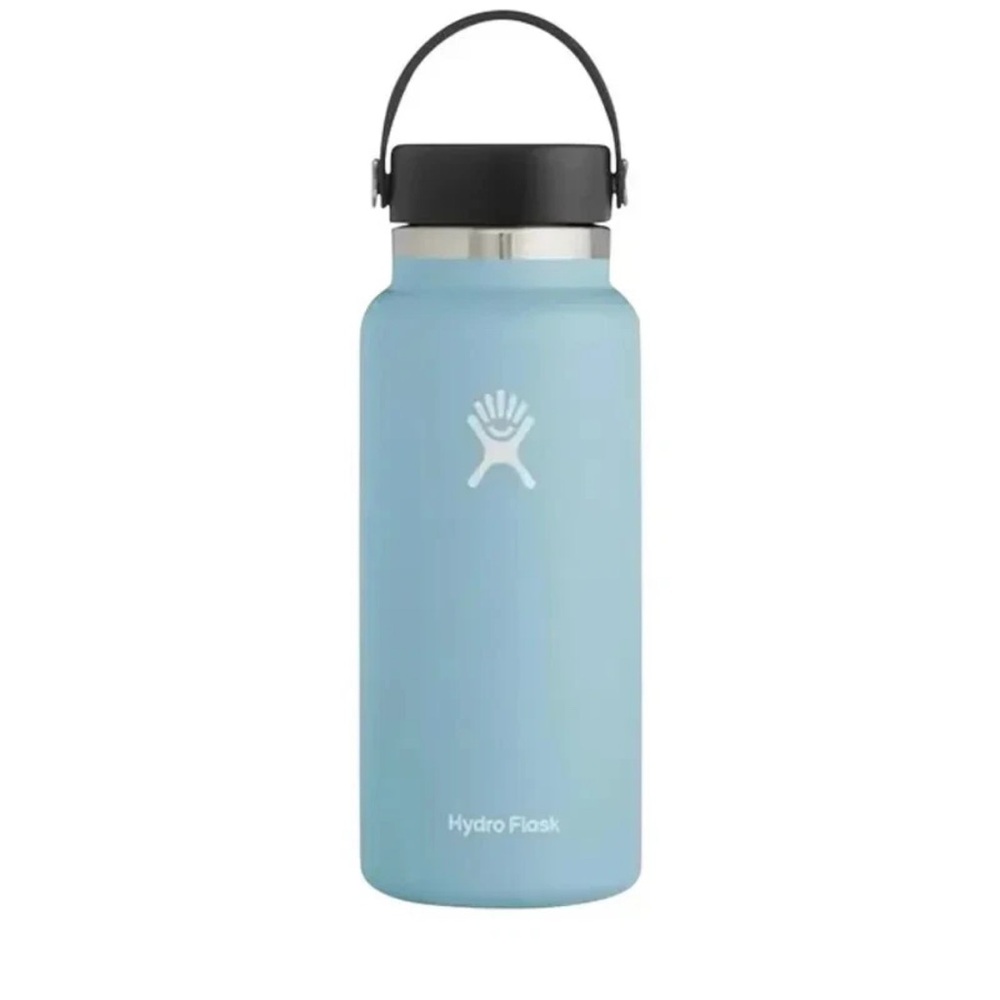 Hydro Flask Water Bottle, dew 32oz wide mouth light green new